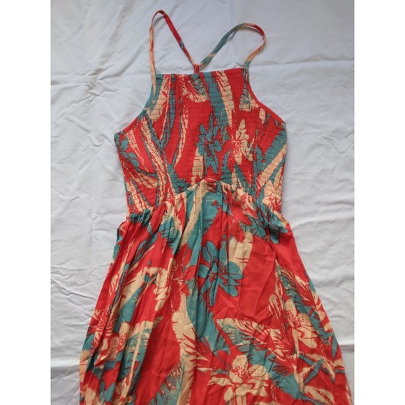 Intimately Free People Heat Wave Printed Maxi Handkerchief Slip Dress Size S - Picture 3 of 11